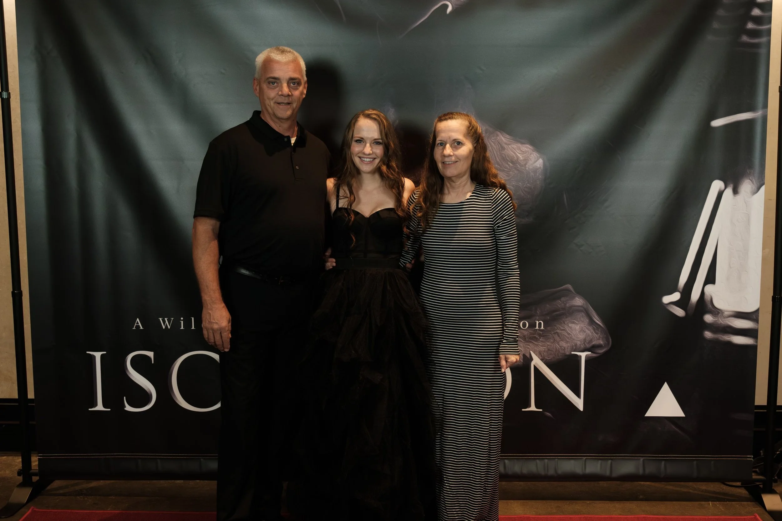 With my parents at the premiere of "Isolation." 