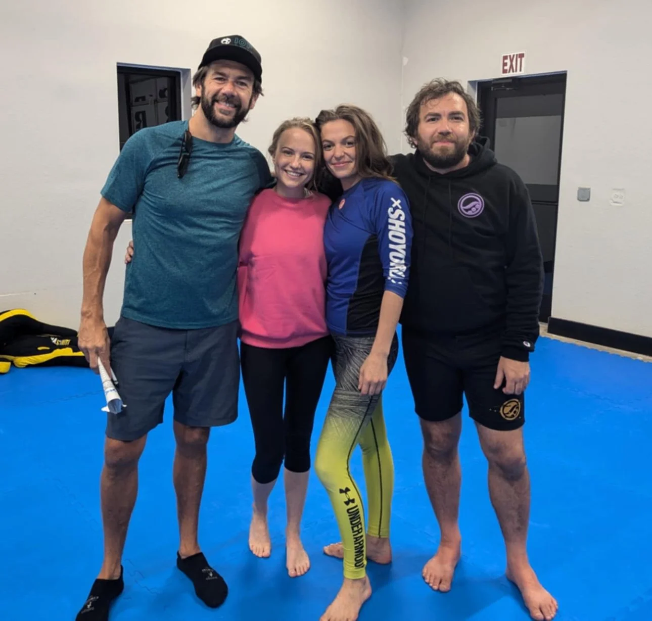 On the set of "Blue Belts." Directed by James Armstrong.