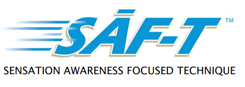 SAF-T logo with the tagline "Sensation Awareness Focused Technique"