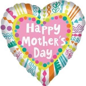 18" Happy Mother's Day Scribbles