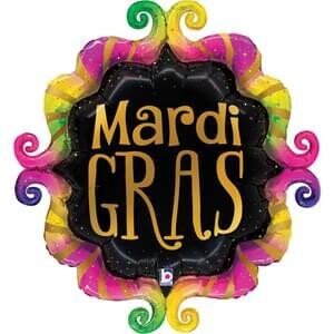 Betallic 28" Mardi Gras Fancy Frame