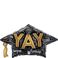 Betallic 30" Grad Cap Words