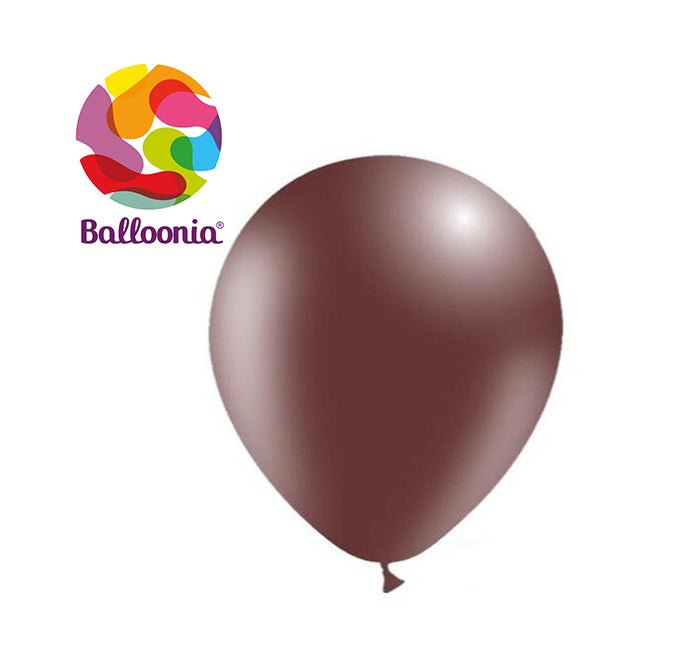 Balloonia 12" Chocolate (100 Per Bag)