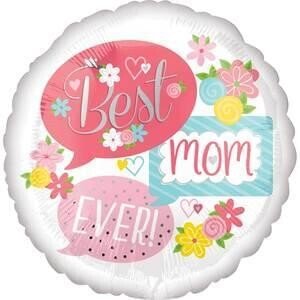 18" Best Mom Ever Bubbles