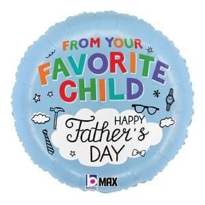 18" Favorite Child Fathers Day