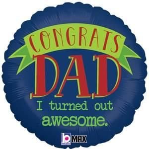 18" Congrats Dad