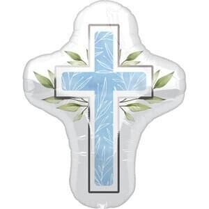 My First Communion Blue Super Shape