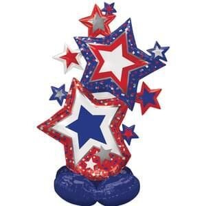 Patriotic Star Cluster Airloonz Large