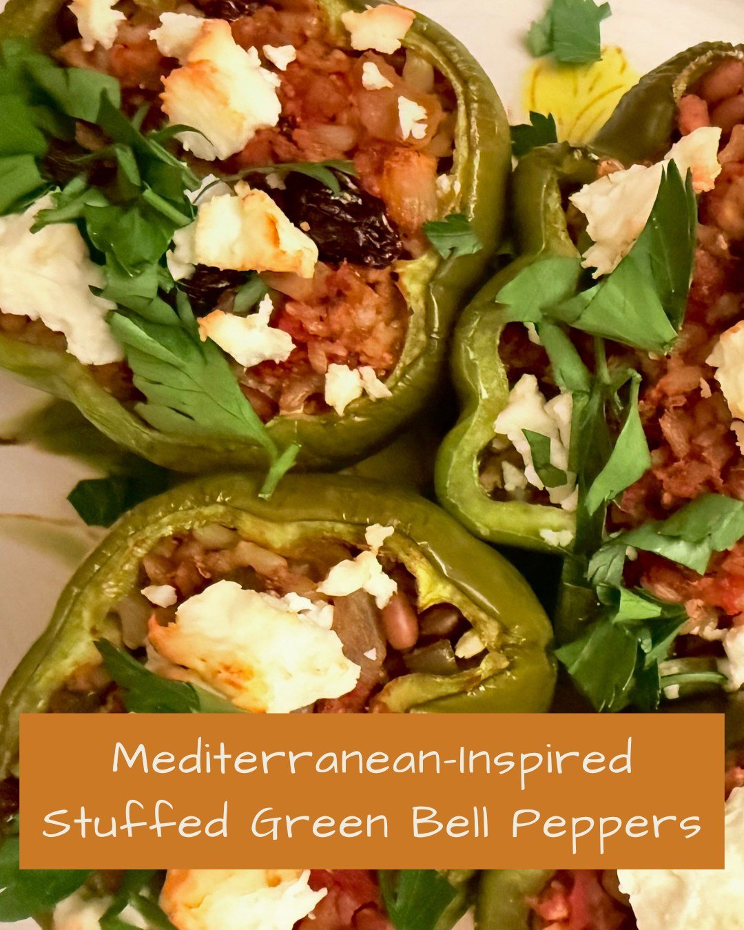 Mediterranean-Inspired Stuffed Peppers 🫑✨
A delicious way to enjoy the season&rsquo;s bell peppers &mdash; simple ingredients, BIG flavor.  Swipe to see the ingredients and the abundant harvest of absolutely beautiful bell peppers.

One of the joys 