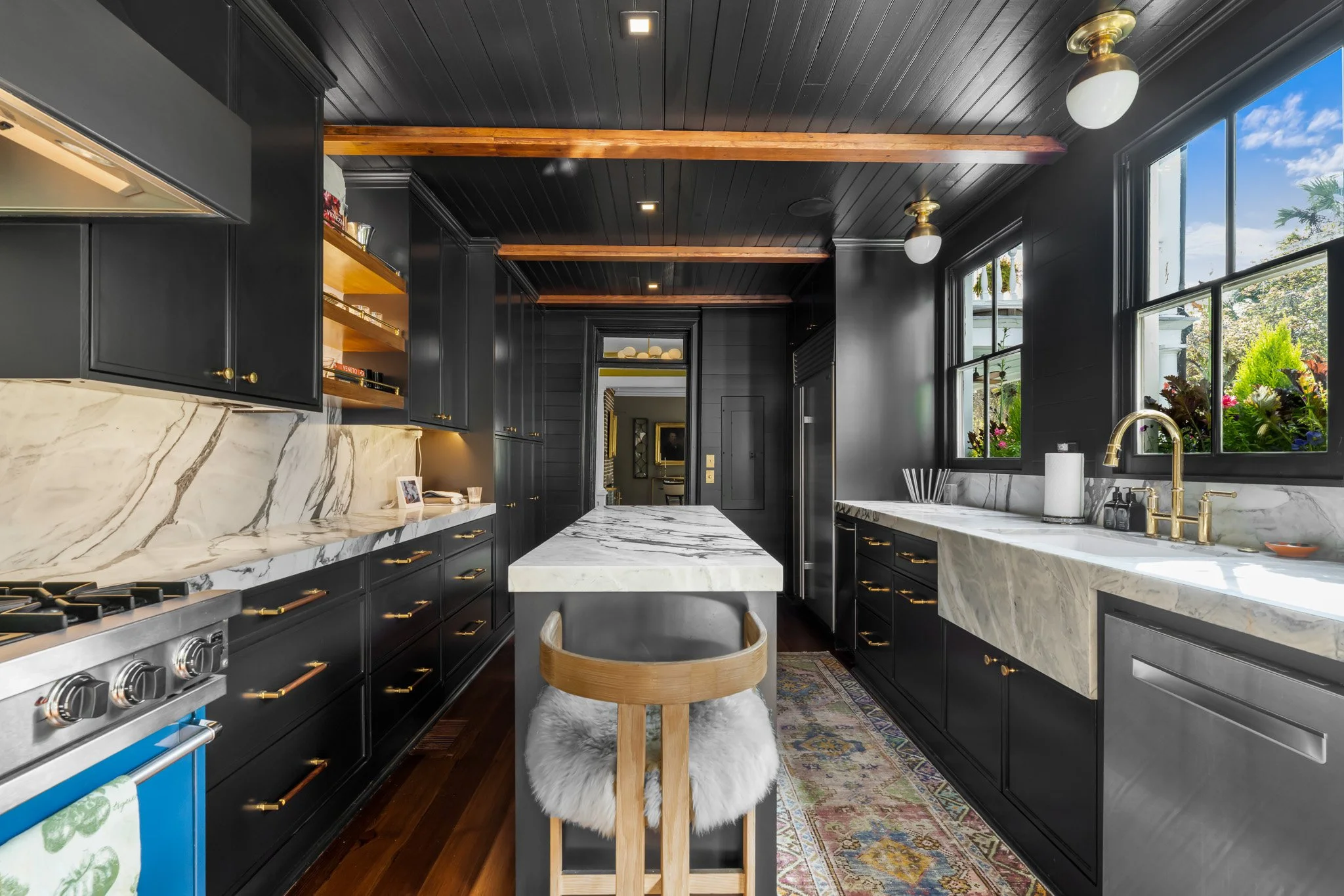 Dramatic Contemporary Kitchen With Traditional Detailing Kitchen Remodel by Marsh Point Developers project photo 4