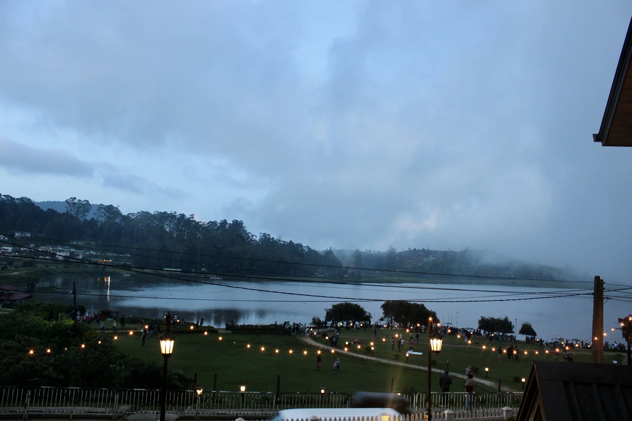 Frostbite restoranından manzara