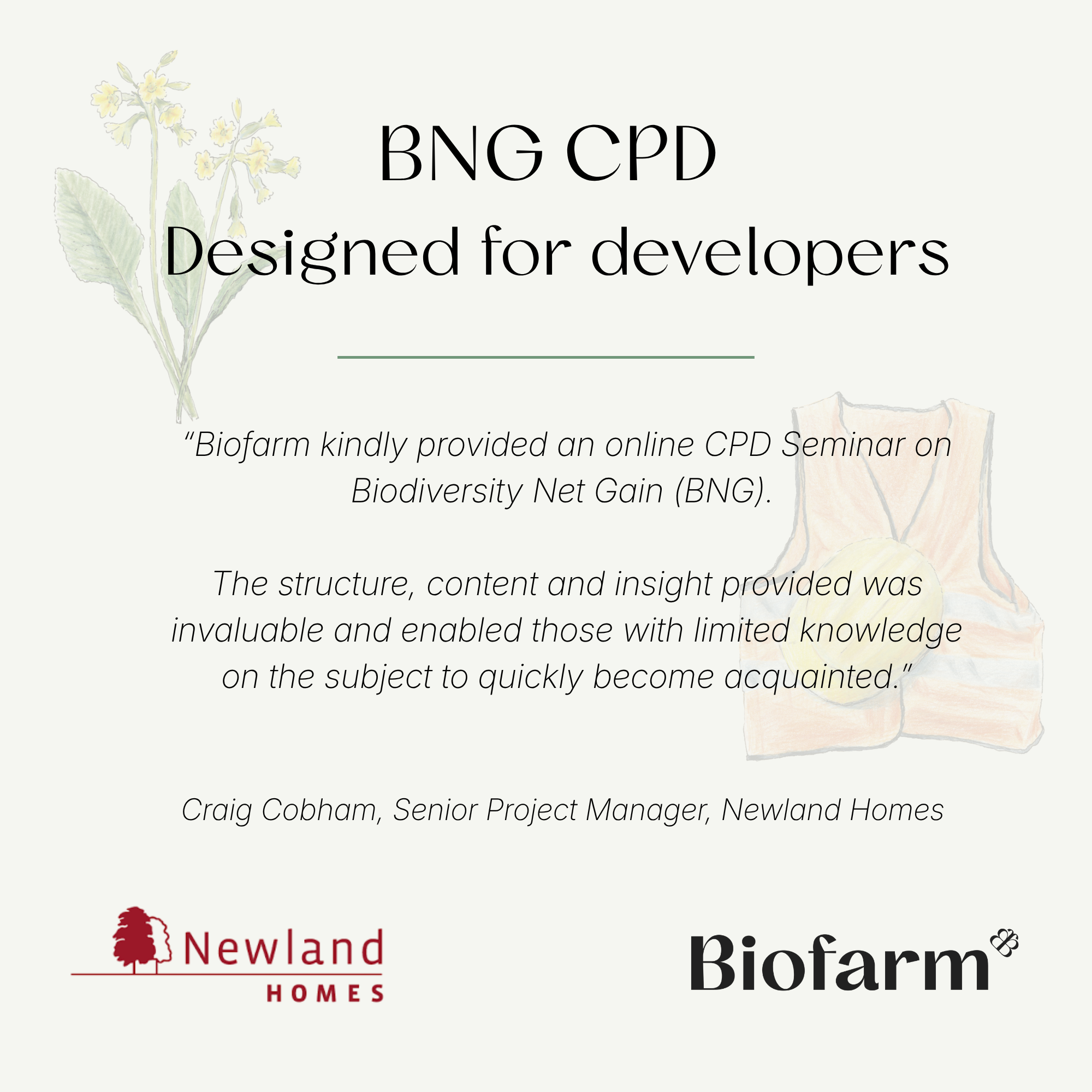 Market-leading BNG CPD that builds stronger development decisions