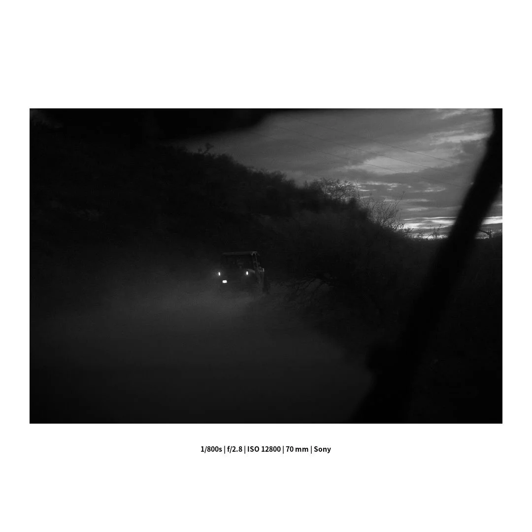 The sun had set enough for having a camera out to feel like a lost cause, but I was also so freezing cold and soaked through that having something to do was distracting me from how miserably cold and muddy I was. The crunchy grain on this one turned 