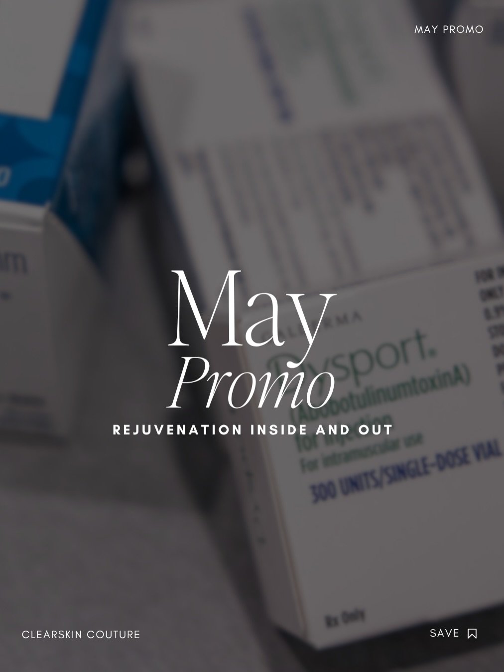 May Rejuvenation Program 

A physician-led approach to feeling your best, inside and out.

Our 6-week rejuvenation program is designed to support energy, metabolism, and overall wellness with a structured, personalized plan.

Includes: &bull; Medical