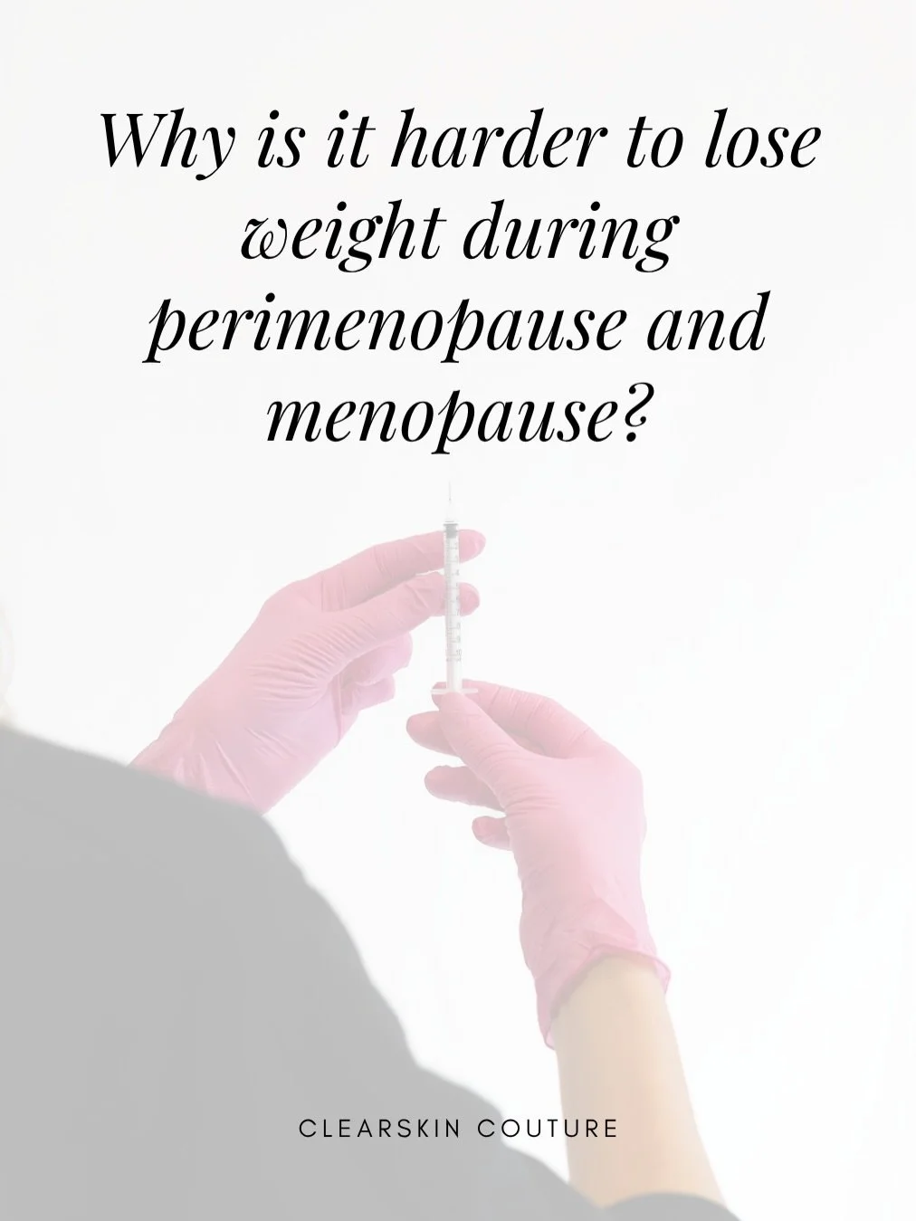 If it feels harder to lose weight during perimenopause or menopause, you&rsquo;re not imagining it.

Hormonal changes can affect metabolism, cravings, energy levels, sleep, muscle mass, and body composition, making it more difficult to achieve the sa