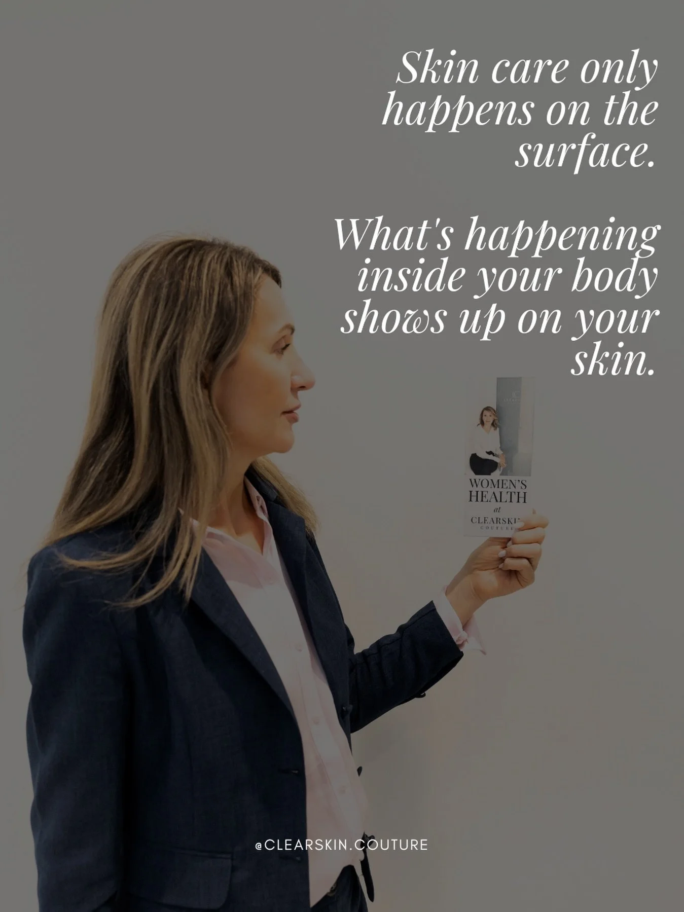 Skin health myth, busted: it&rsquo;s not just about what you put on your skin. 🤍

Your skin reflects what&rsquo;s going on inside, including your nutrition, your stress, and your overall wellness. 

That&rsquo;s why Dr. Alina Nazar looks at the whol