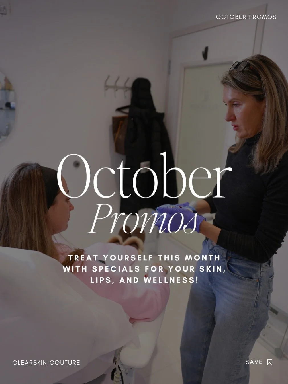 October Glow Specials are here at Clearskin Couture in Latham, NY!

Refresh your skin, enhance your natural features, and prioritize your wellness this fall with our October med spa promotions.

October Specials:
-FREE TCA Chemical Peel with the purc