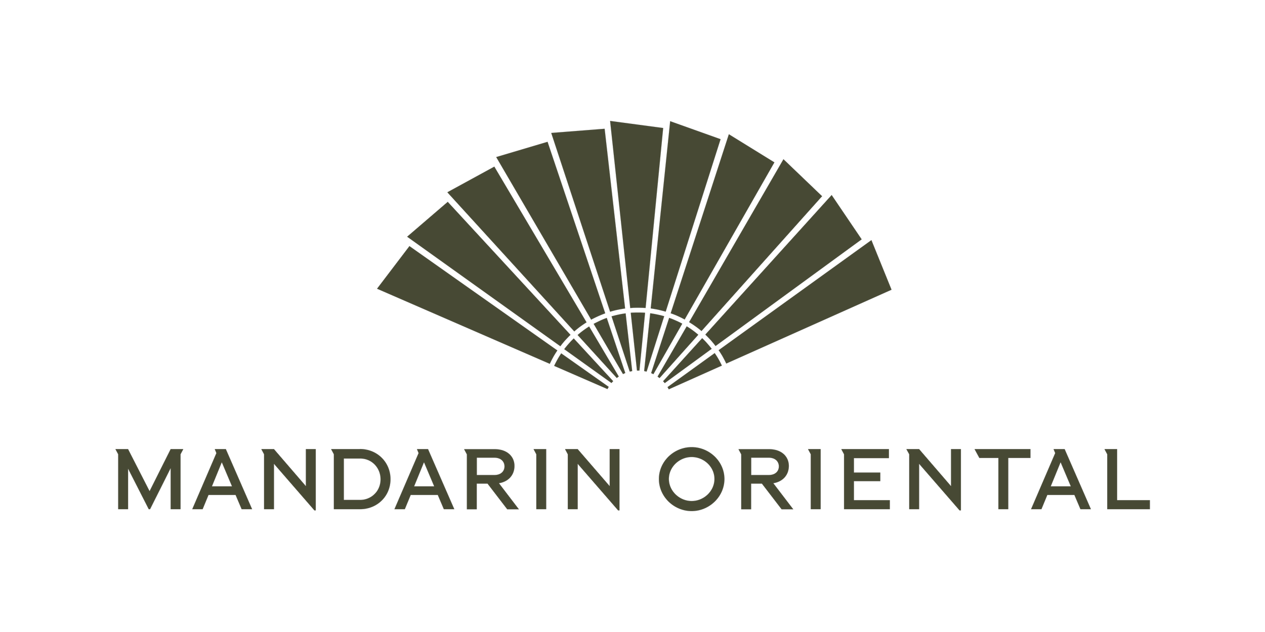 Mandarin Oriental logo featuring a stylized fan above the text 'Mandarin Oriental'.