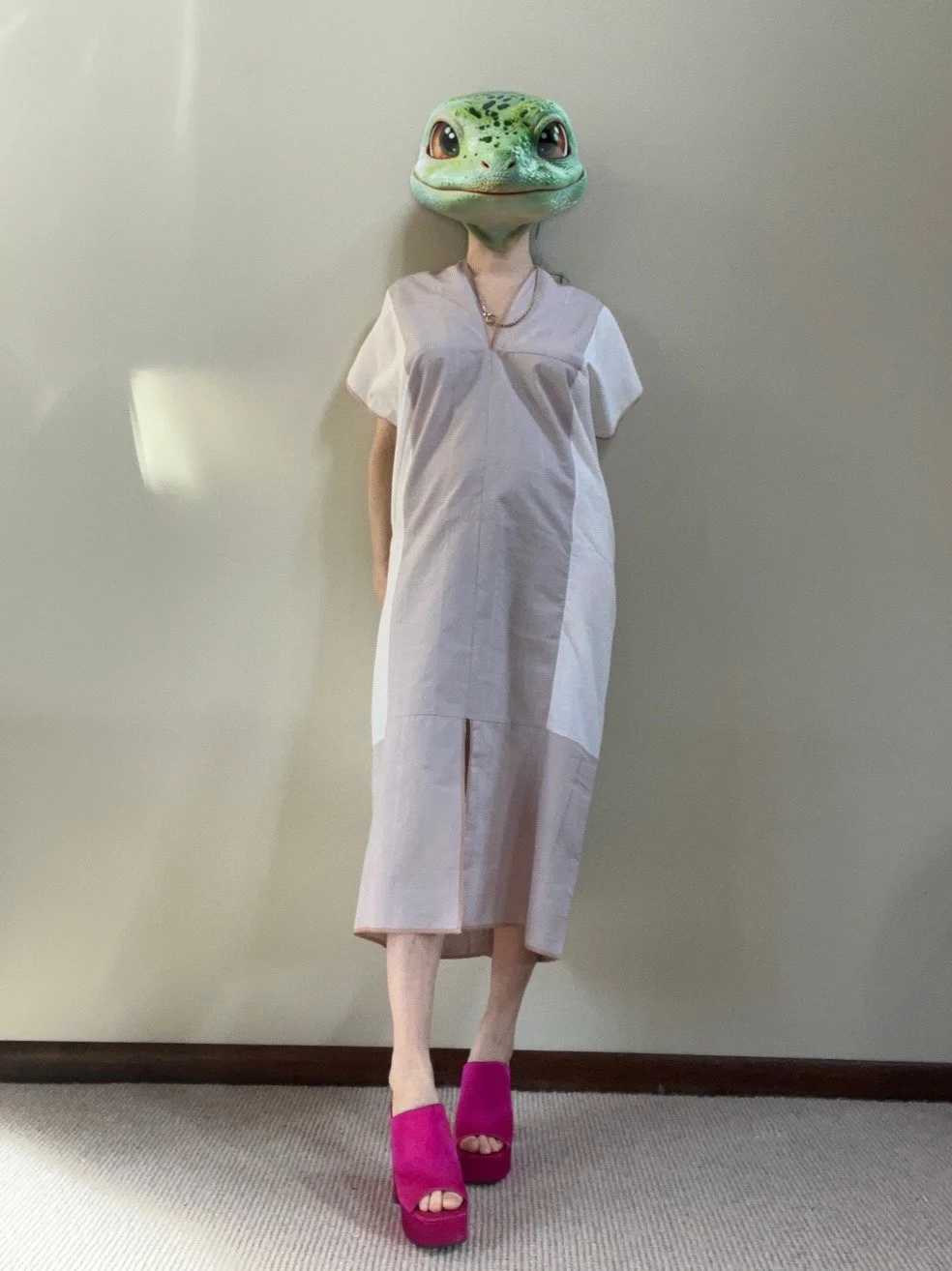 VERSION 1 / in white and lavender