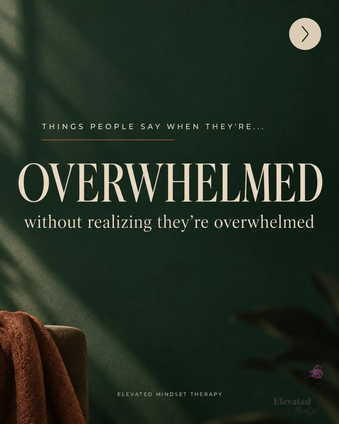 Sometimes the clue that you&rsquo;re overwhelmed isn&rsquo;t that you&rsquo;re falling apart.

It&rsquo;s that every little thing suddenly feels like one thing too many.

The text you haven&rsquo;t answered.
The task you keep putting off.
Someone ask