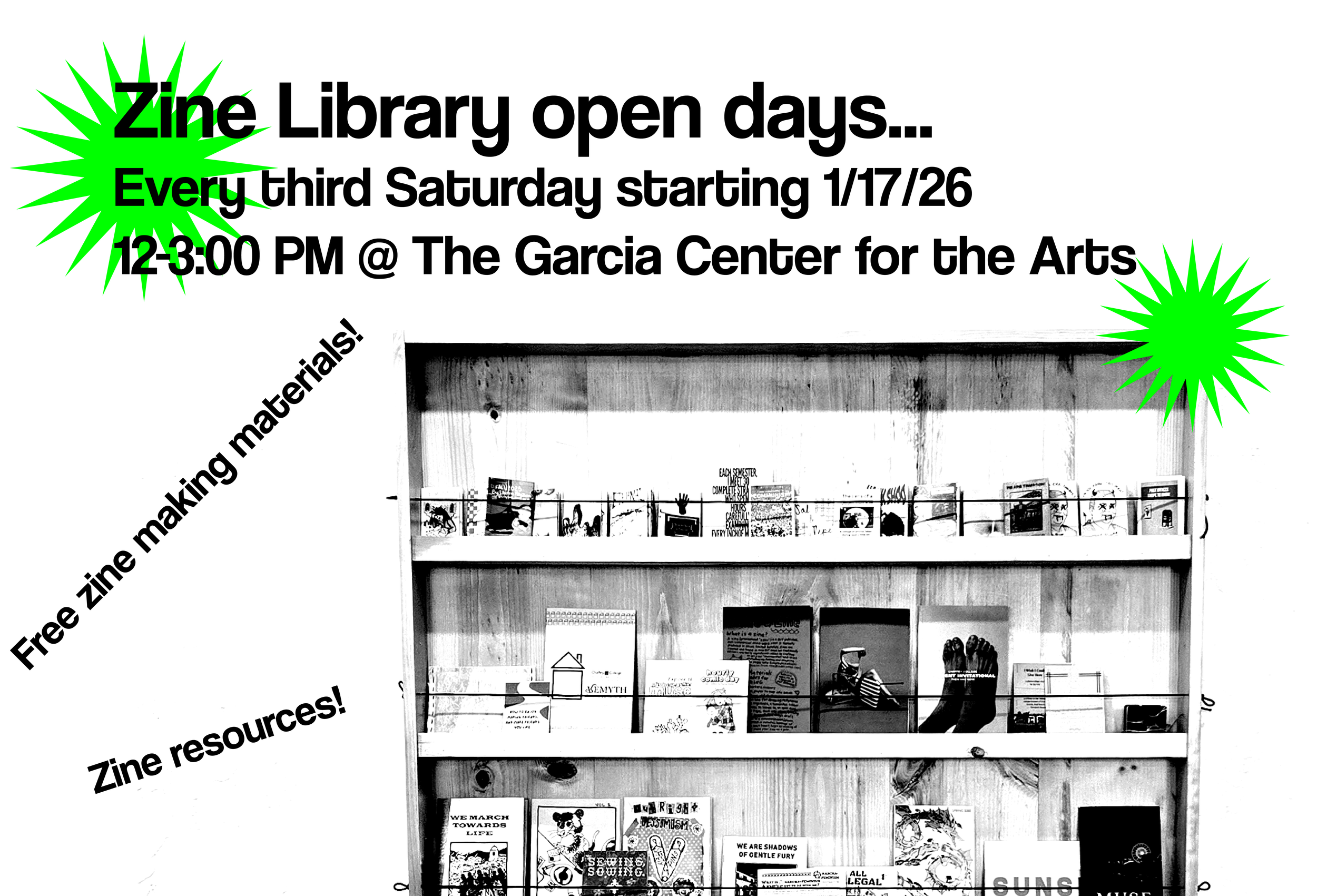 Zine Library - Open Saturdays