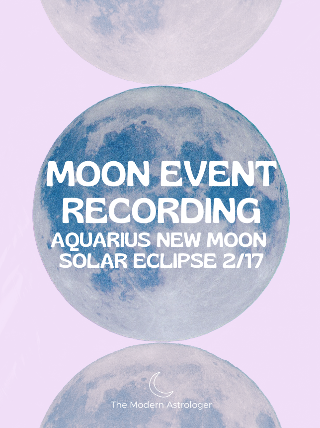 Aquarius Solar Eclipse Event Replay