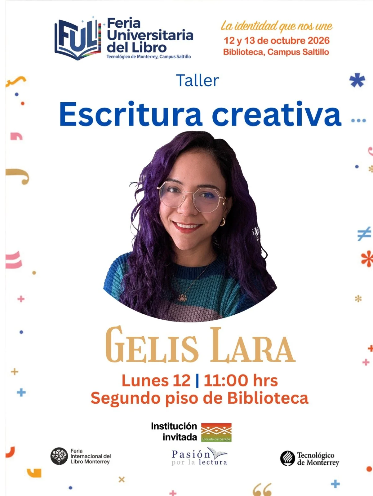 Taller de escritura creativa Saltillo 2026