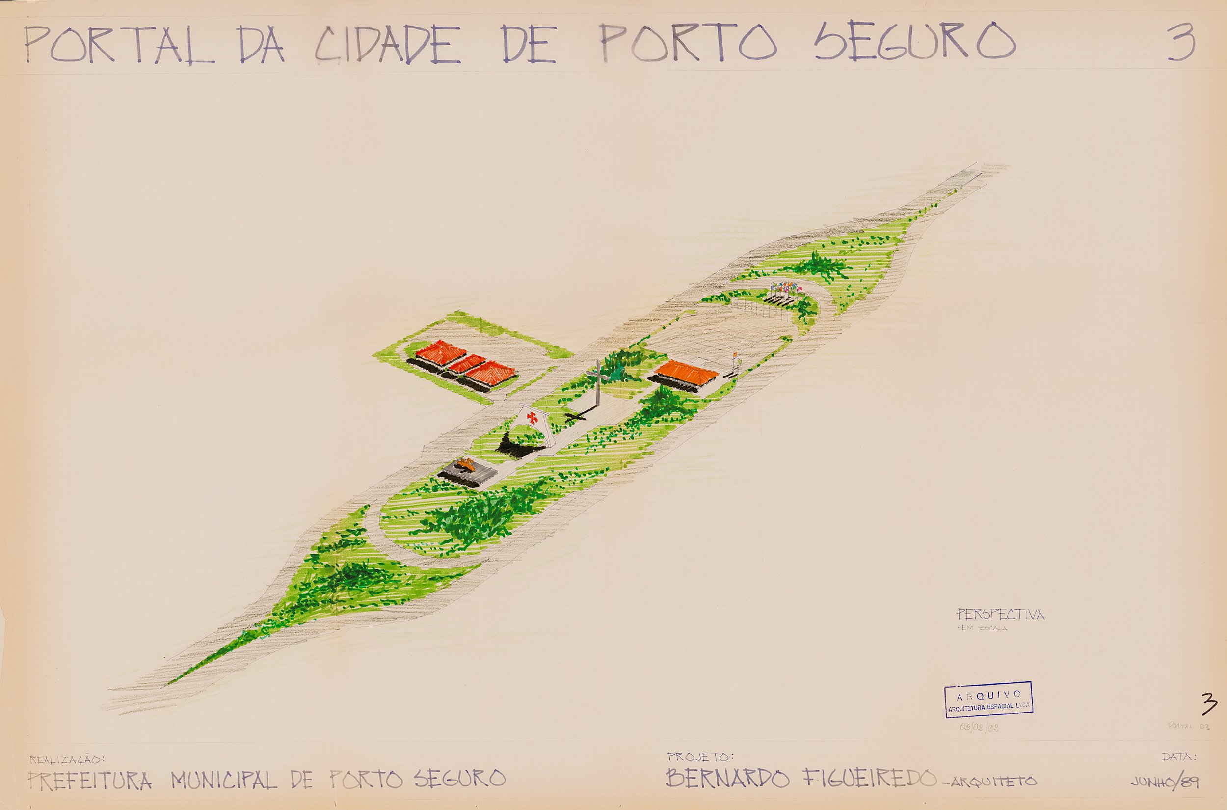 Desenho do projeto criado para Porto Seguro 