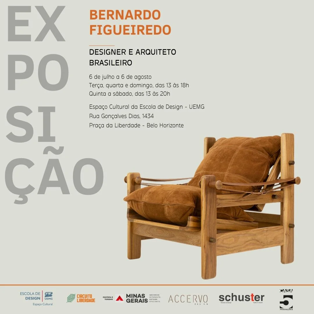 Convite para a exposição em Belo Horizonte