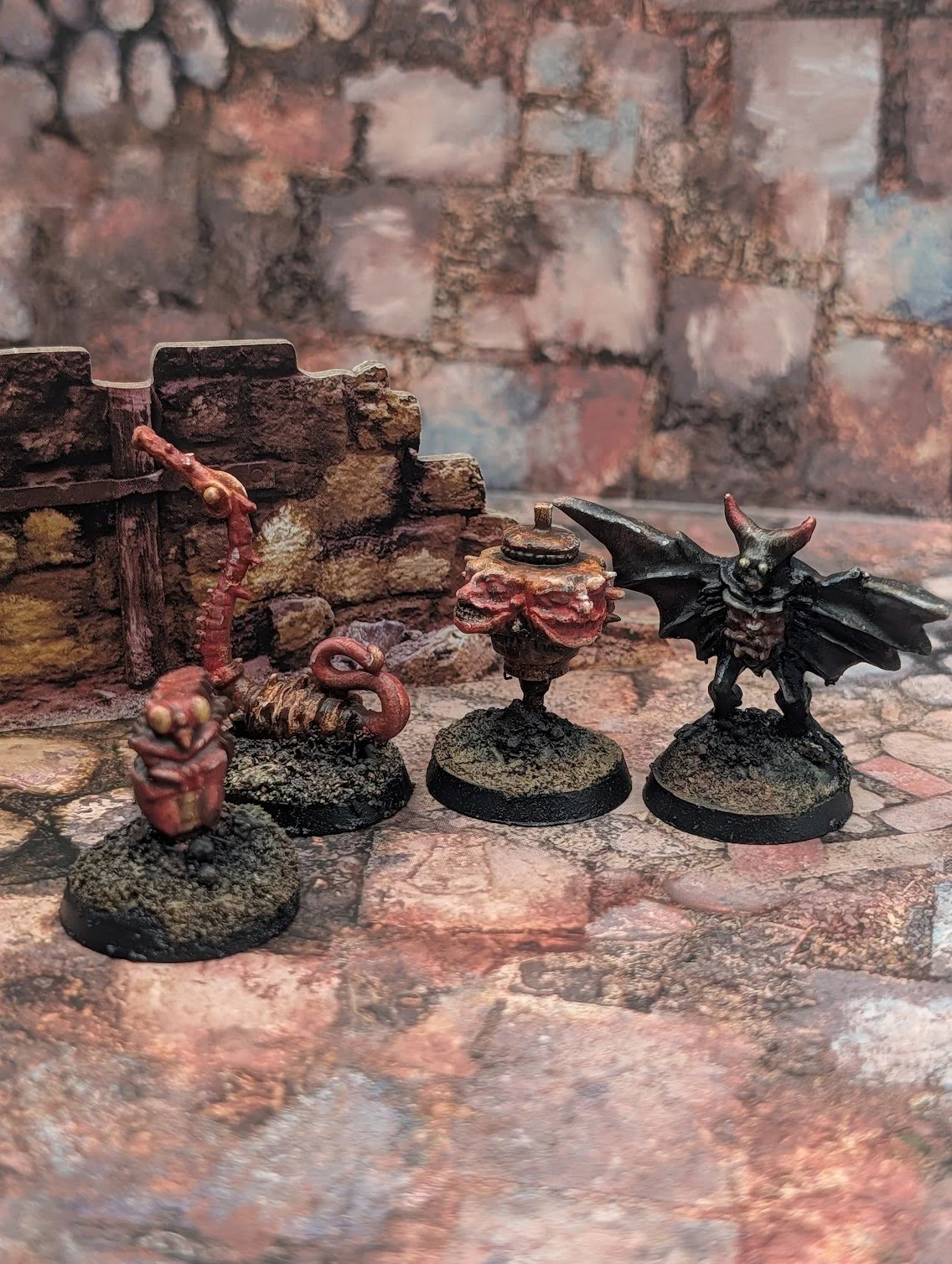 Frenetic Scourge: Sun Rot Monster Pack, Set of Four Metal Miniatures (28mm)