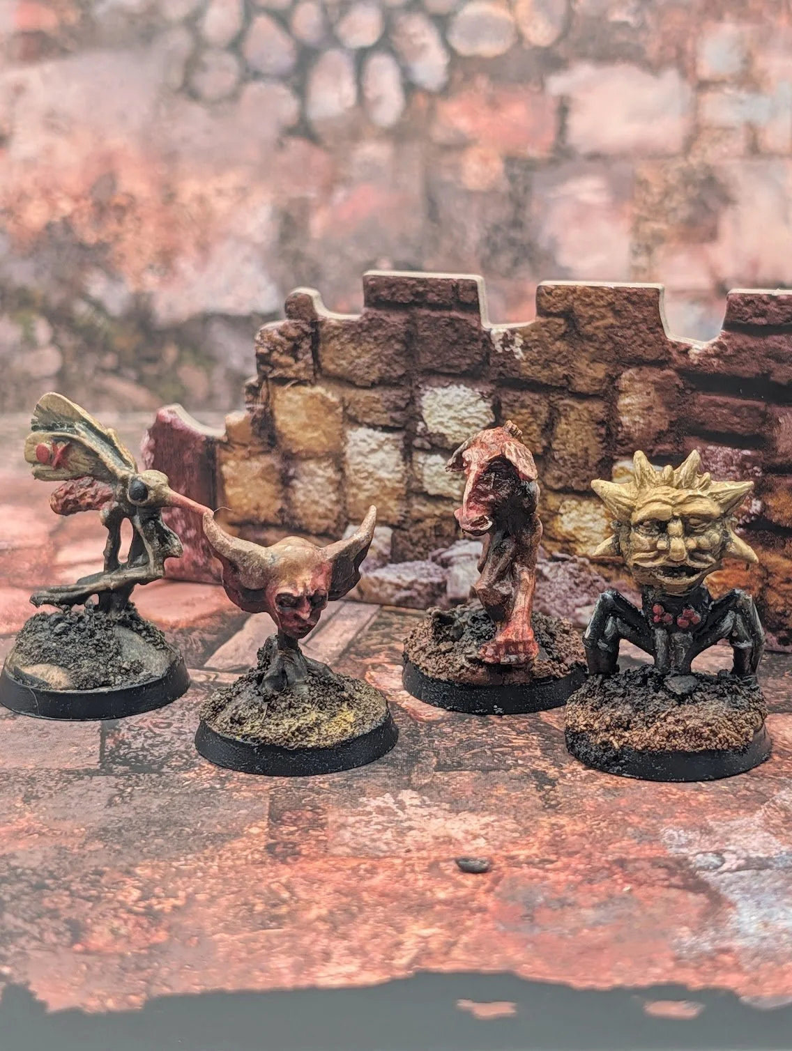Kill Chain: Sun Rot Monster Pack, Set of Four Metal Miniatures (28mm)