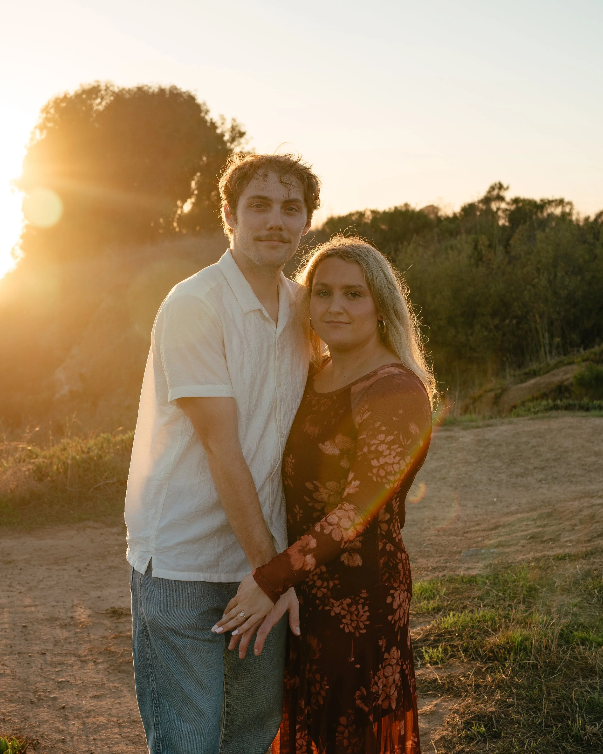 Sunset Engagement Photos Santa Barbara