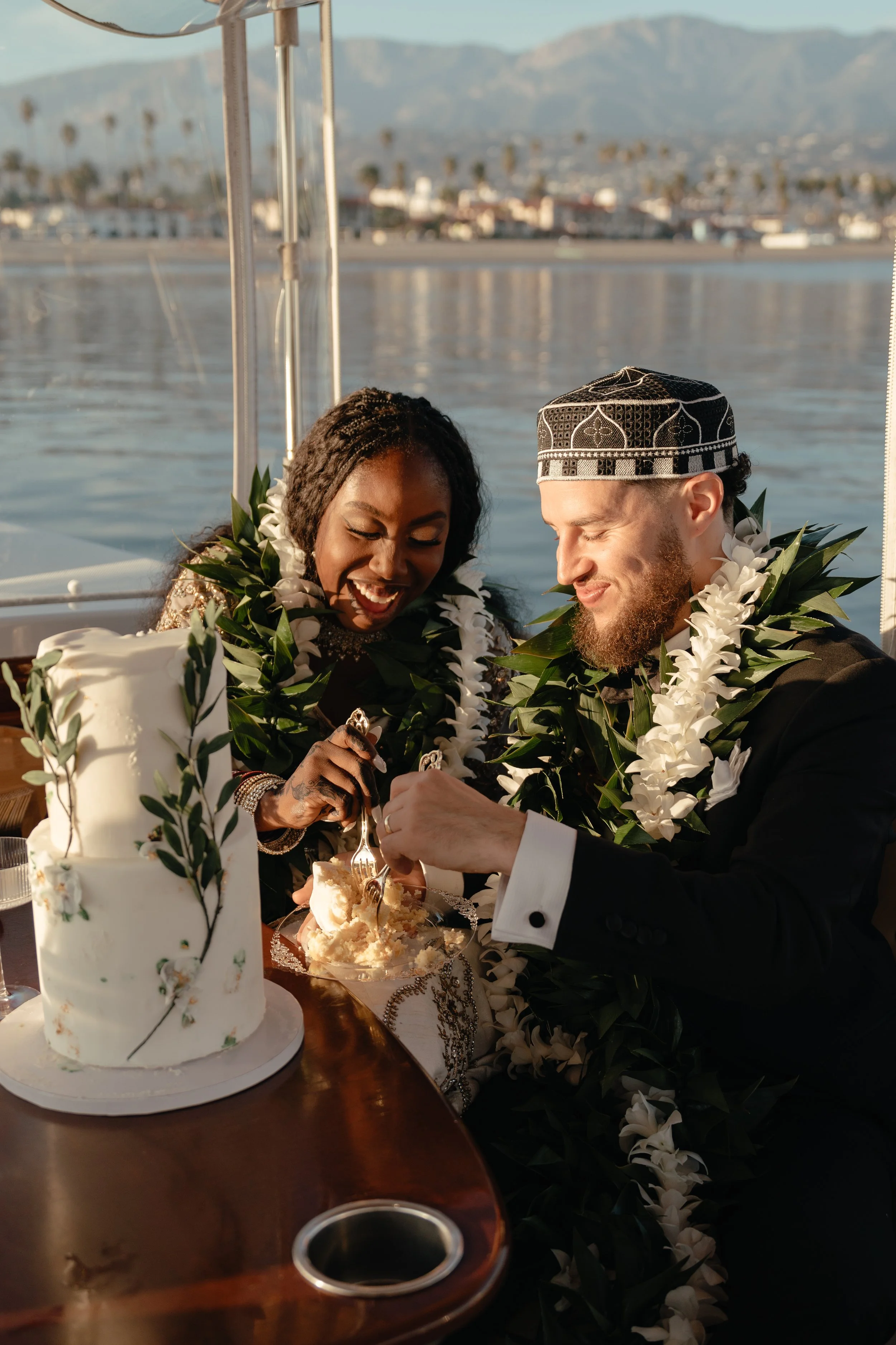 Boat Wedding Photos Santa Barbara