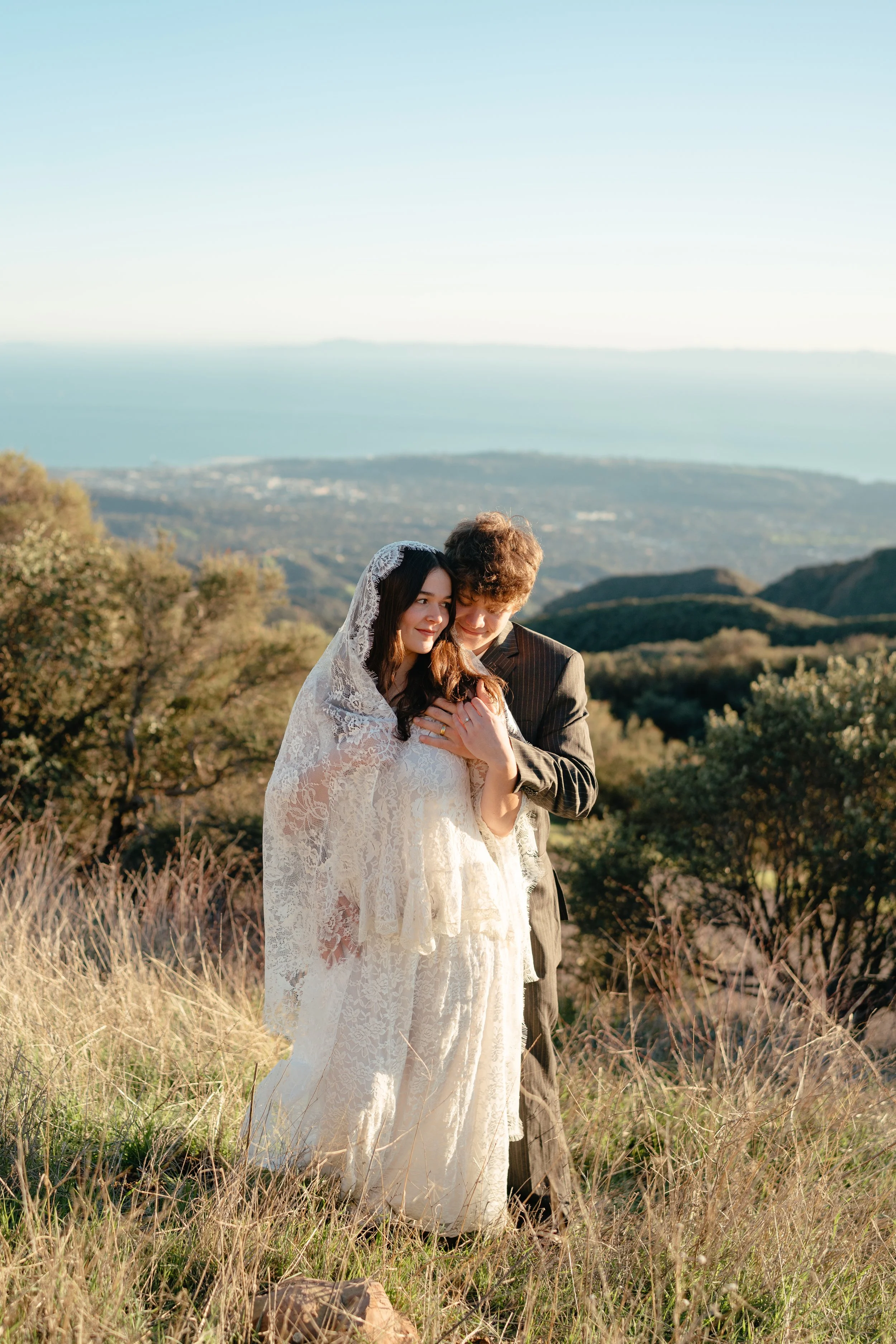 Mountaintop Elopement Santa Barbara