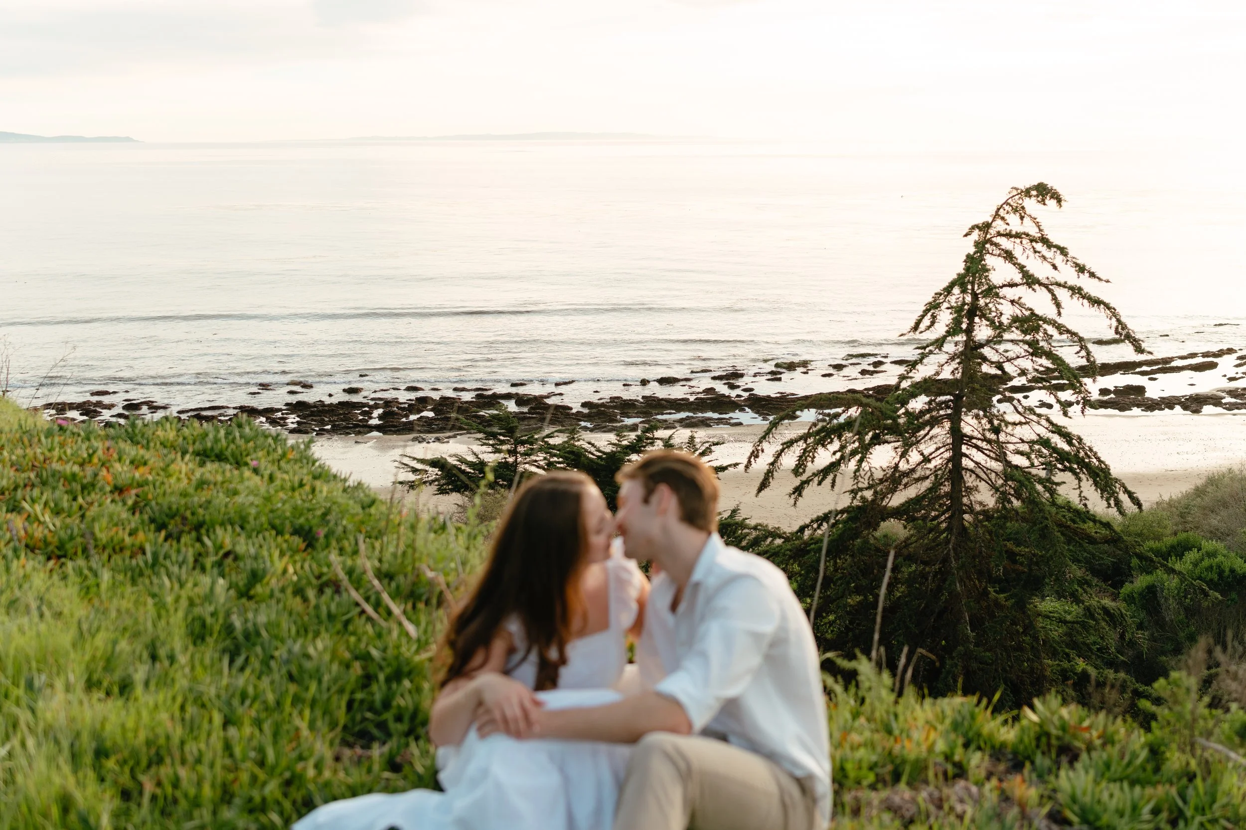 Cliffside Engagement Photos Santa Barbara
