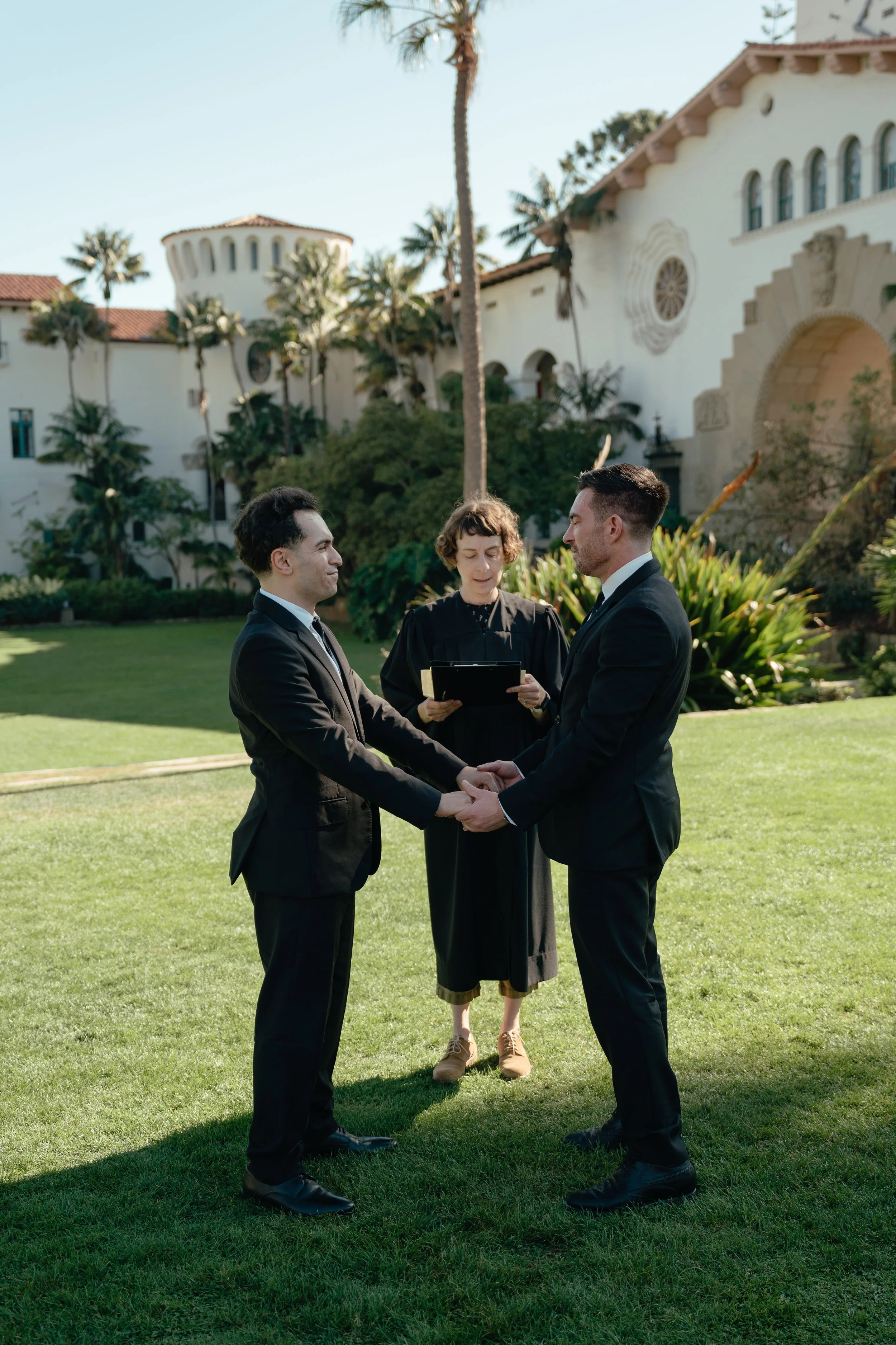 Civil Ceremony Santa Barbara Courthouse 