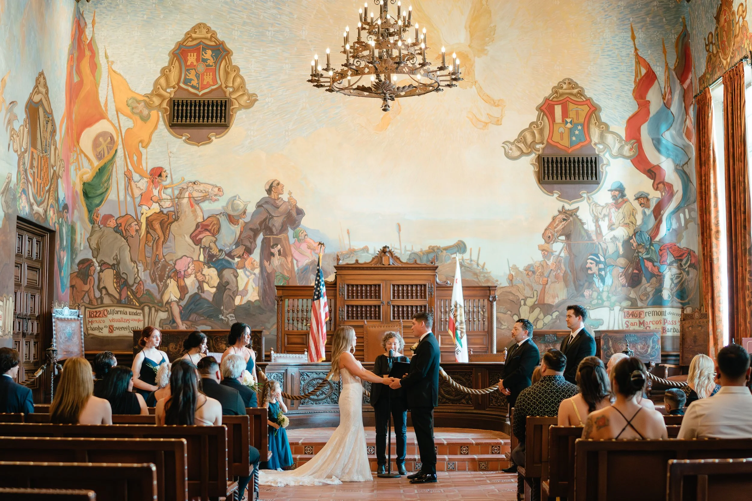 Santa Barbara Mural Room Elopement