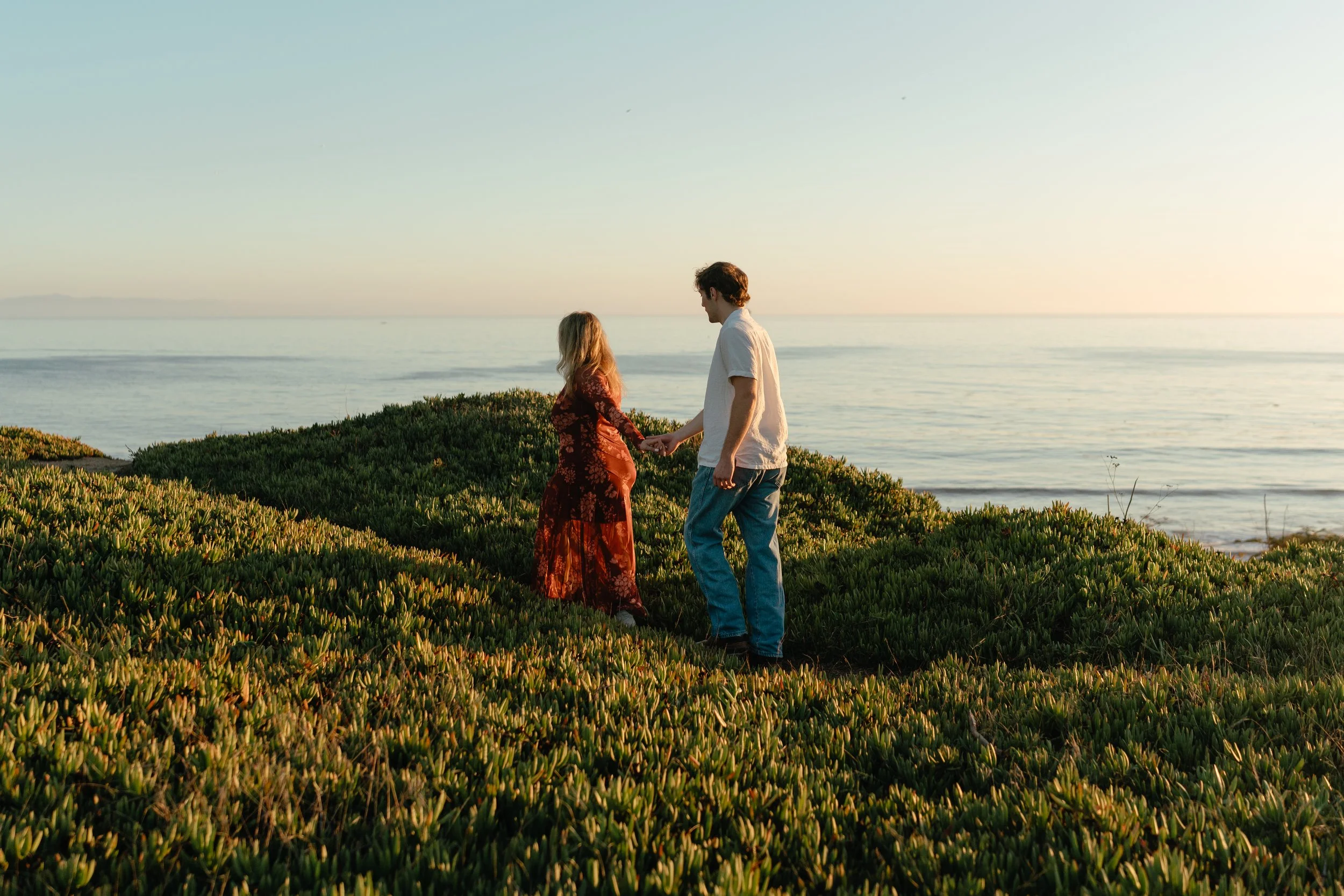 Sunset Engagement Photos Santa Barbara