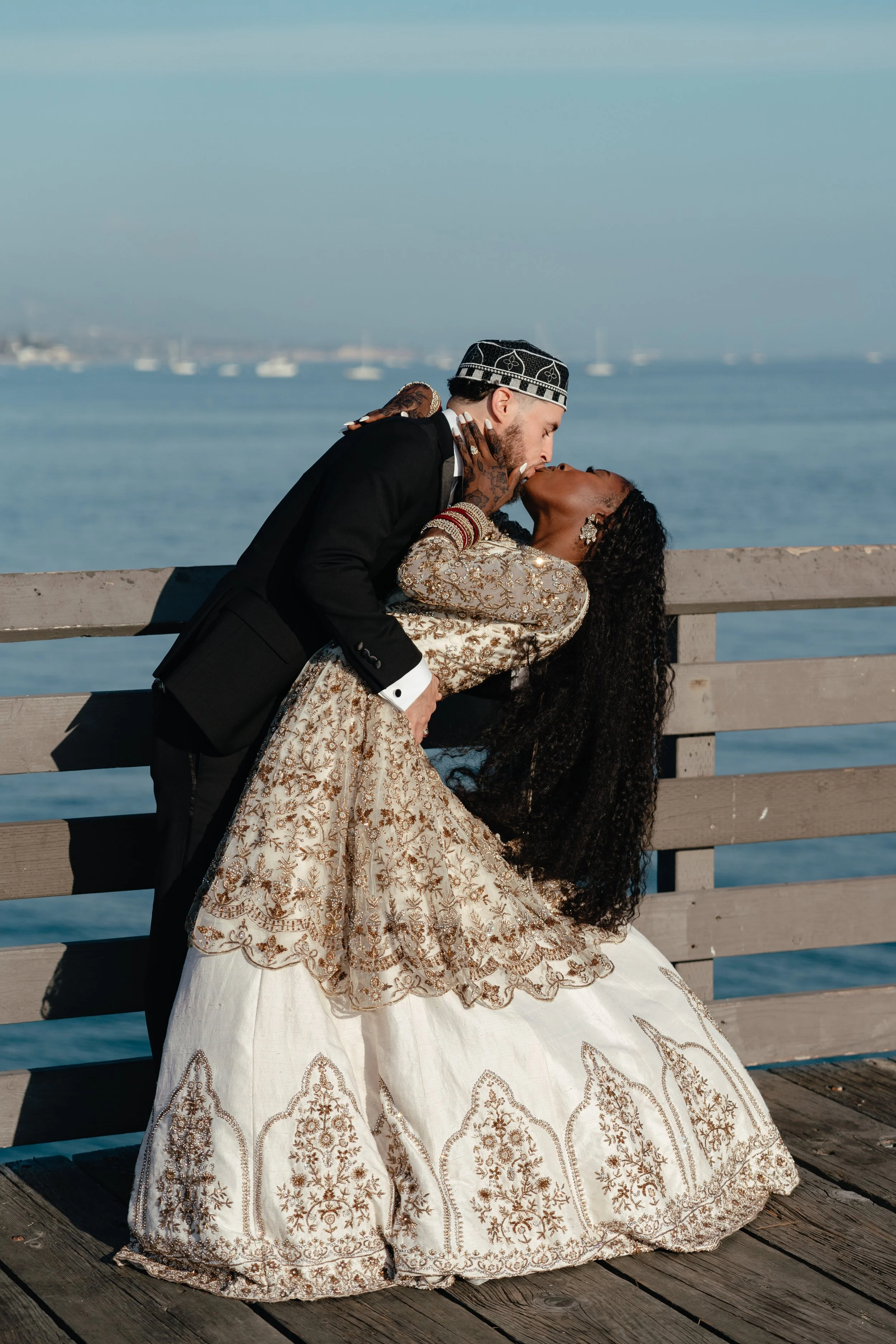 Romantic Beach Wedding Photos Santa Barbara