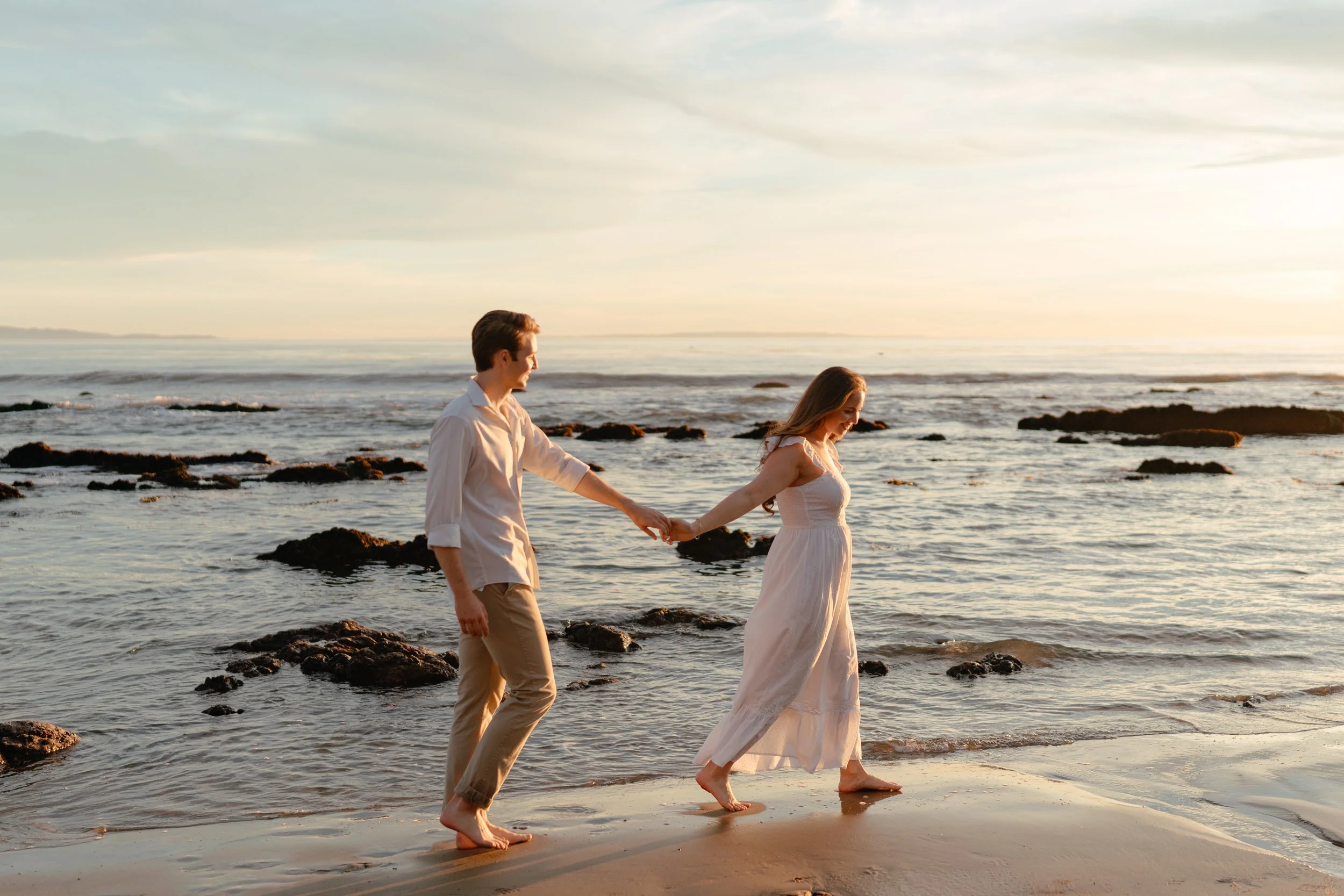 Beach Engagement Photos Santa Barbara