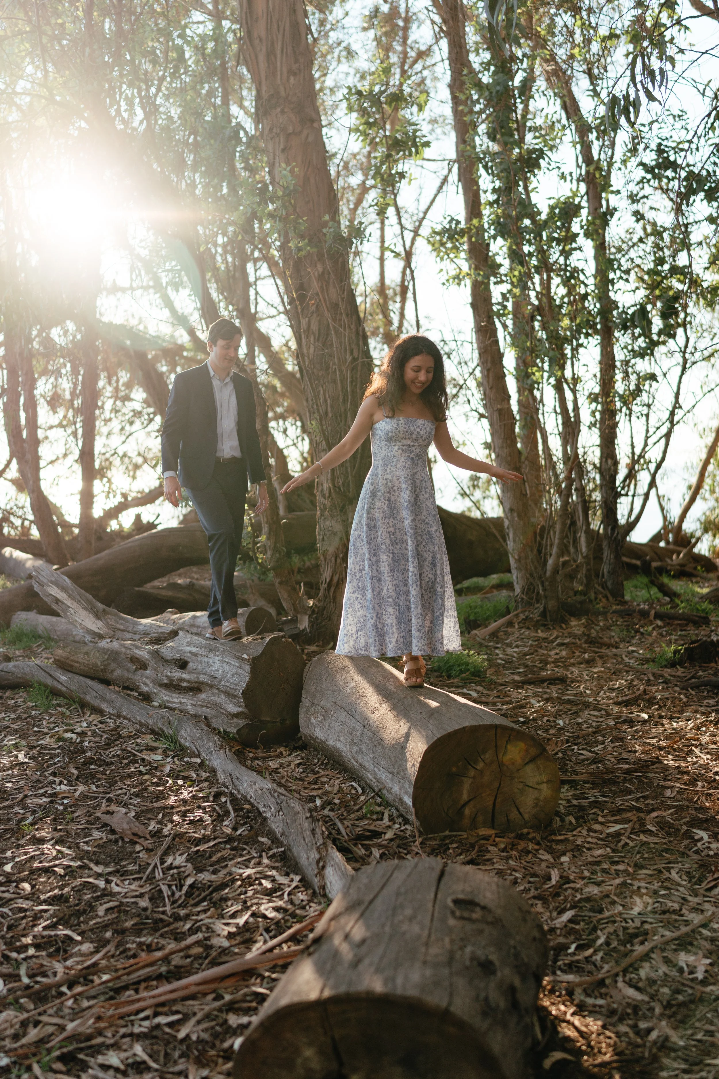 Outdoorsy Engagement Photos Santa Barbara