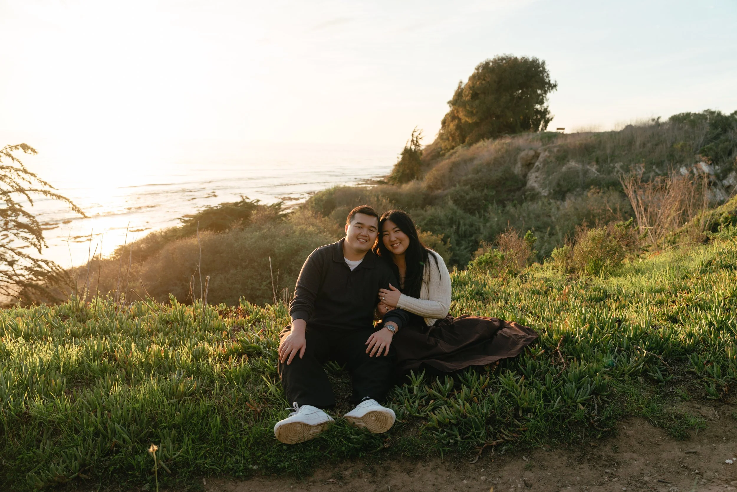 Cliffside Engagement Photos California 