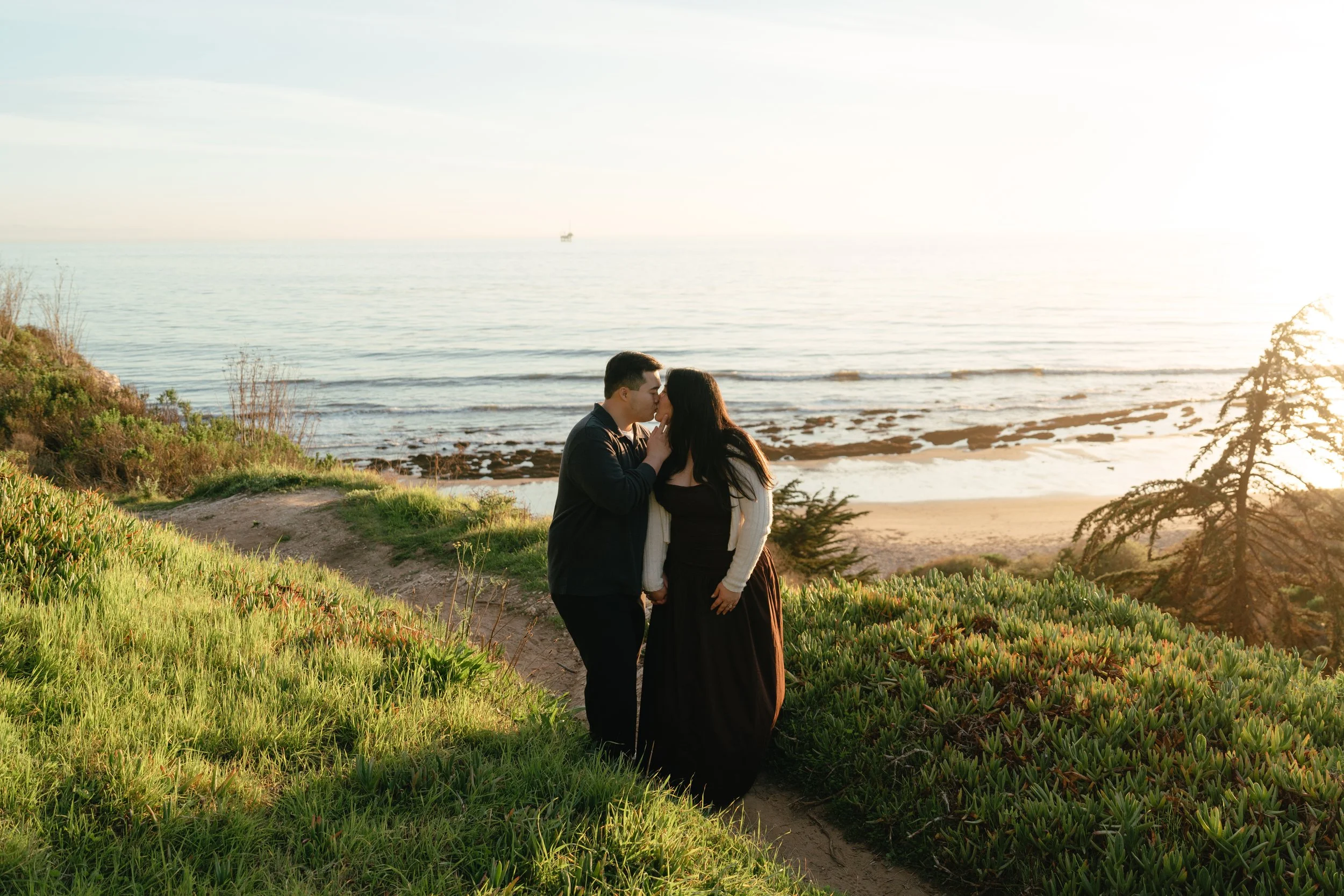 Santa Barbara Cliffside Proposal Photos