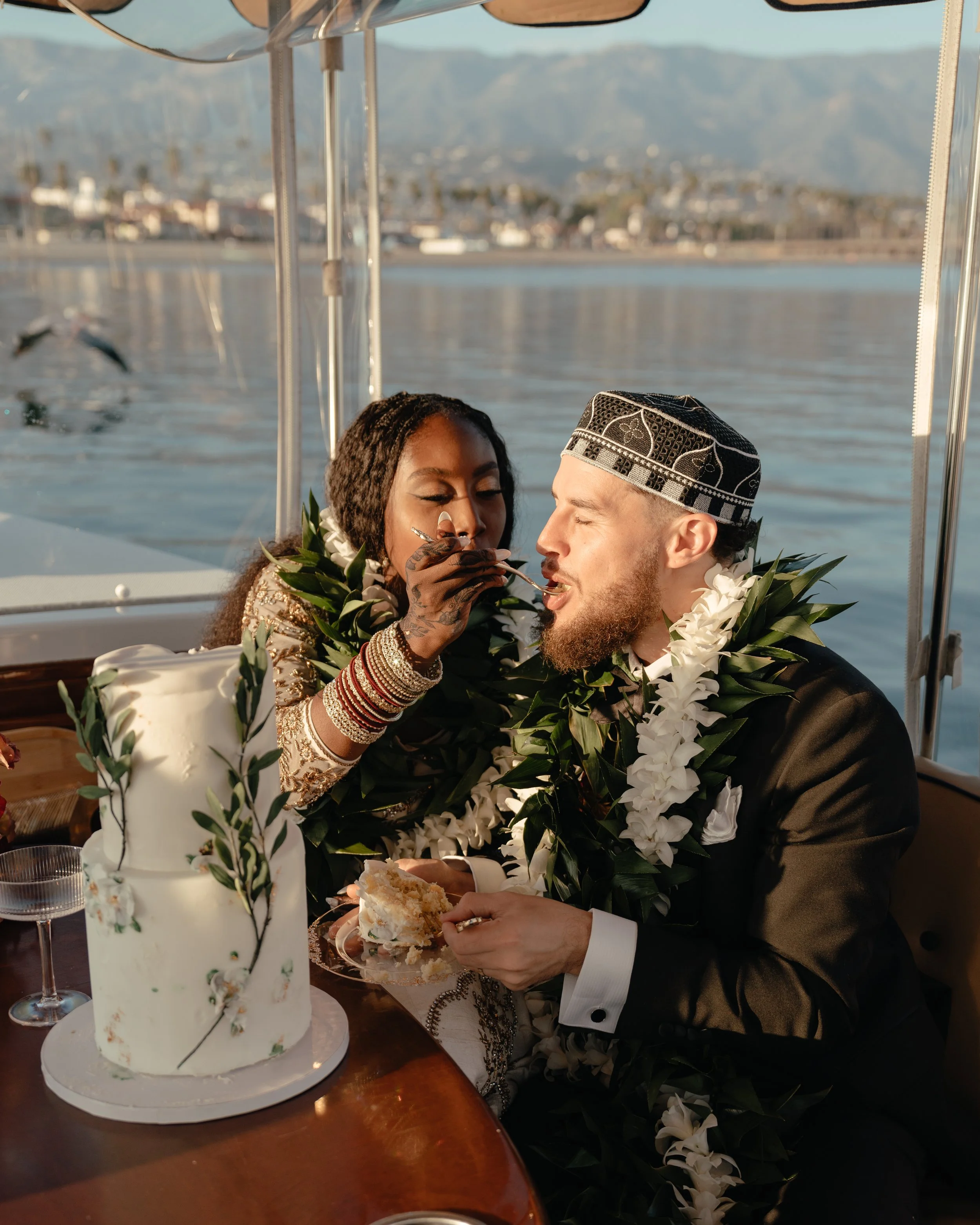 Boat Wedding Photos Santa Barbara