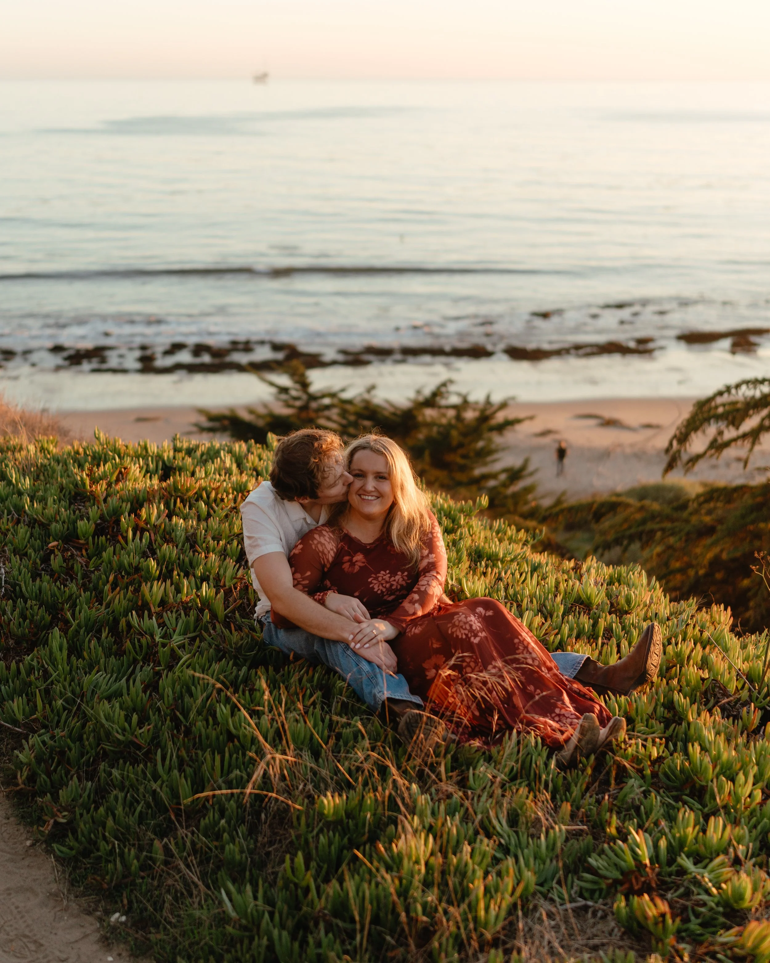 Sunset Engagement Photos Santa Barbara