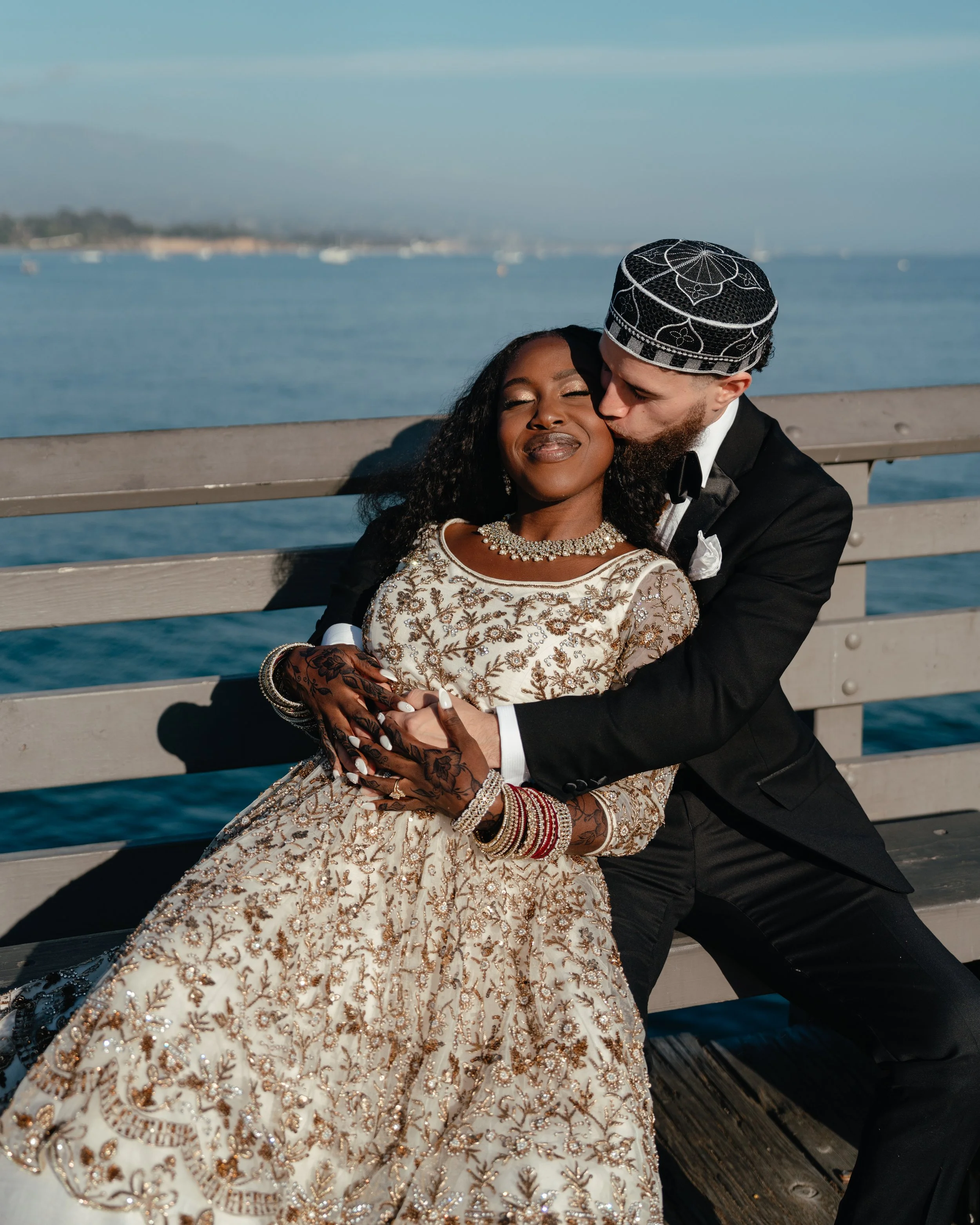 Beach Wedding Portraits