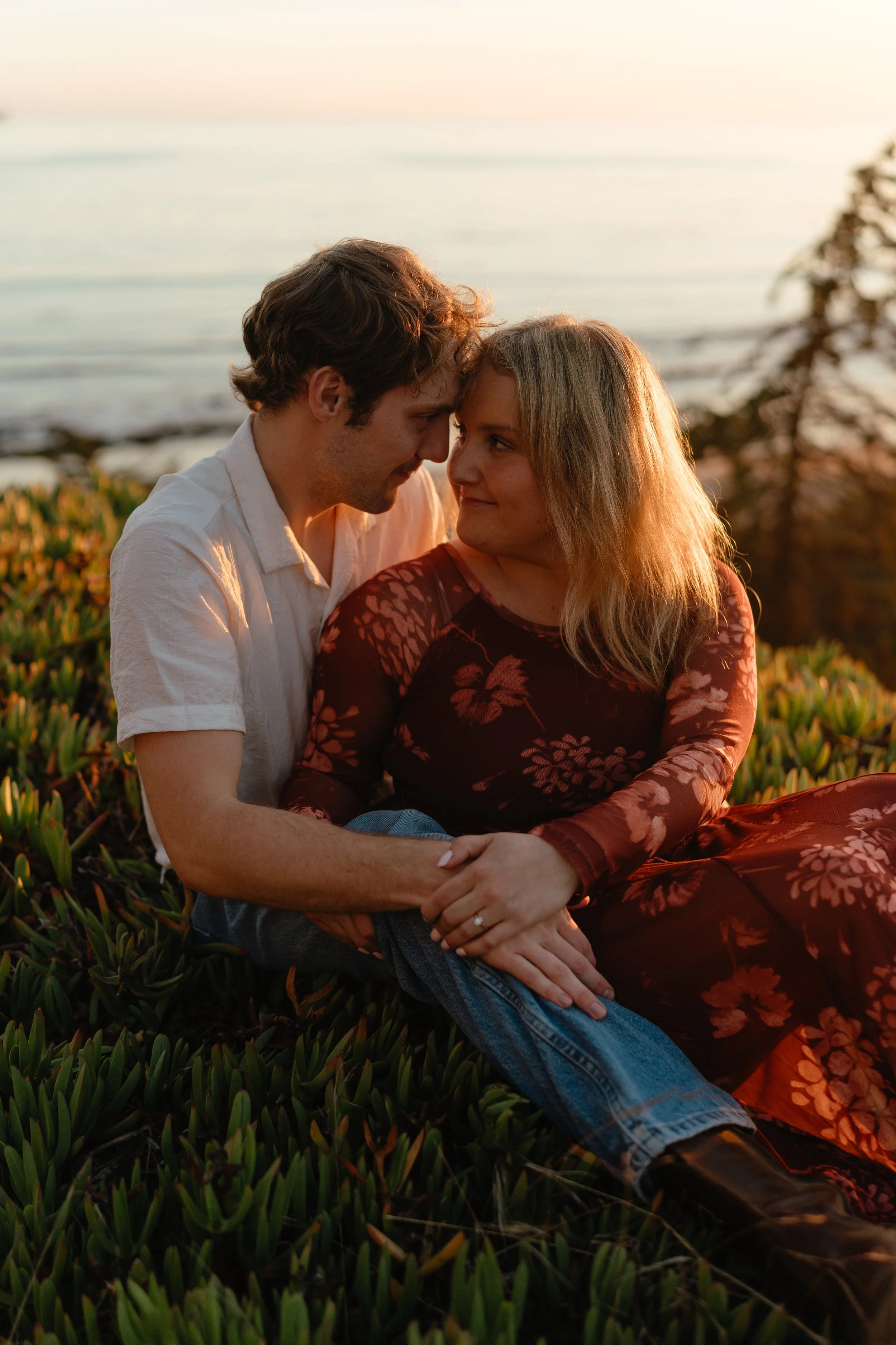 Sunset Engagement Photos Santa Barbara