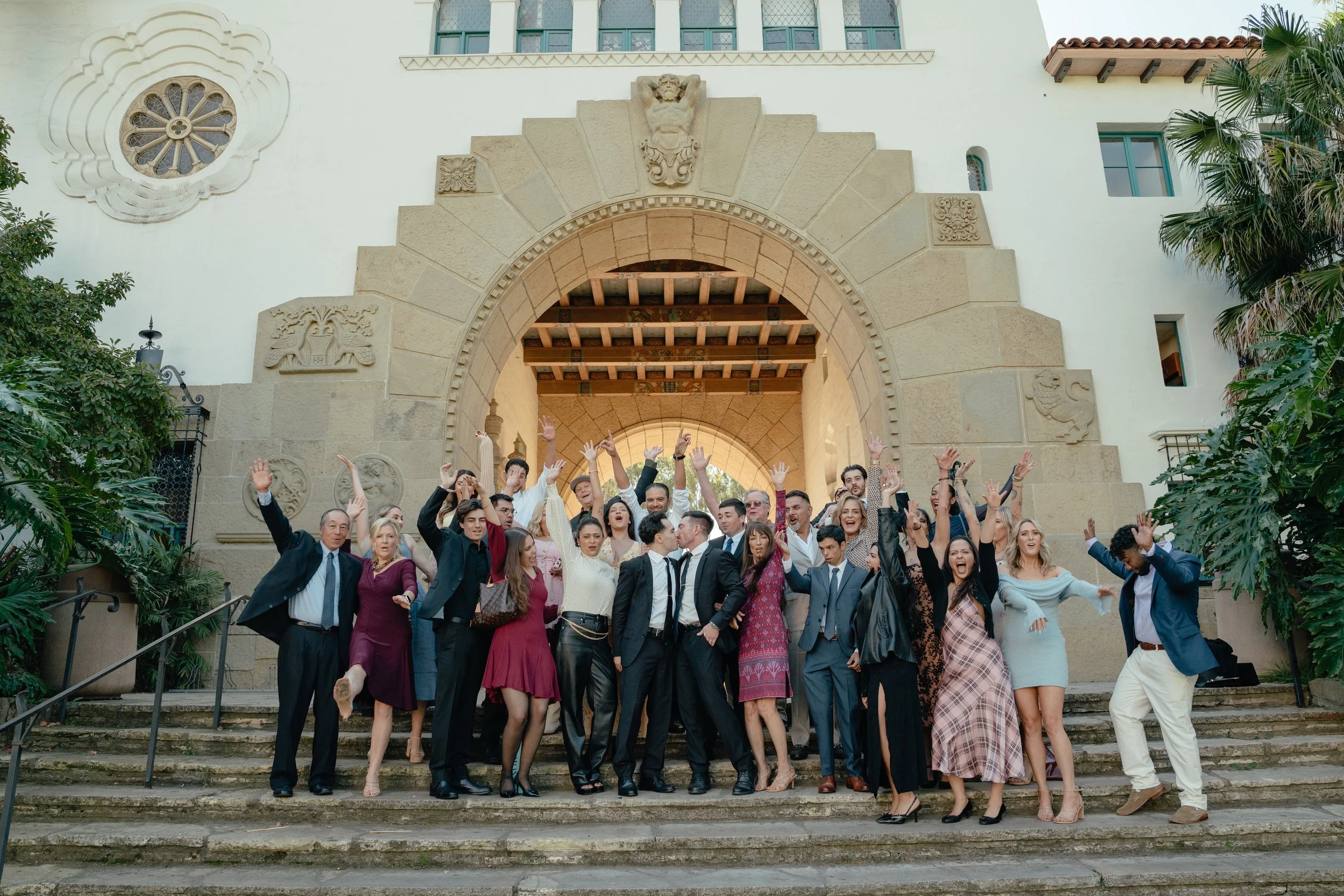 Small Wedding Santa Barbara Courthouse
