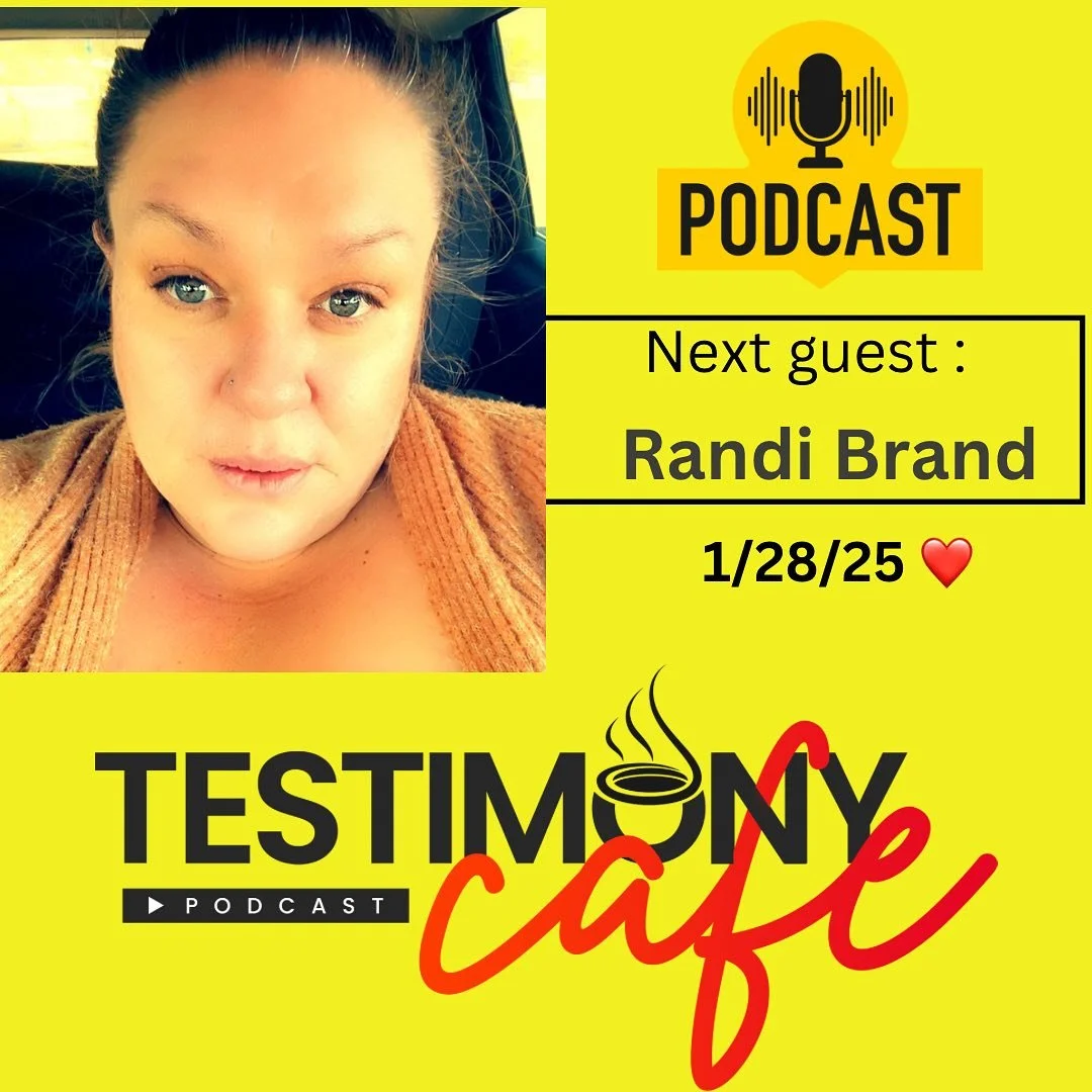 New podcast alert 🚨 Randi Brand will be sharing her testimony please stay tuned ❤️❤️❤️🙏❤️🫶☕️