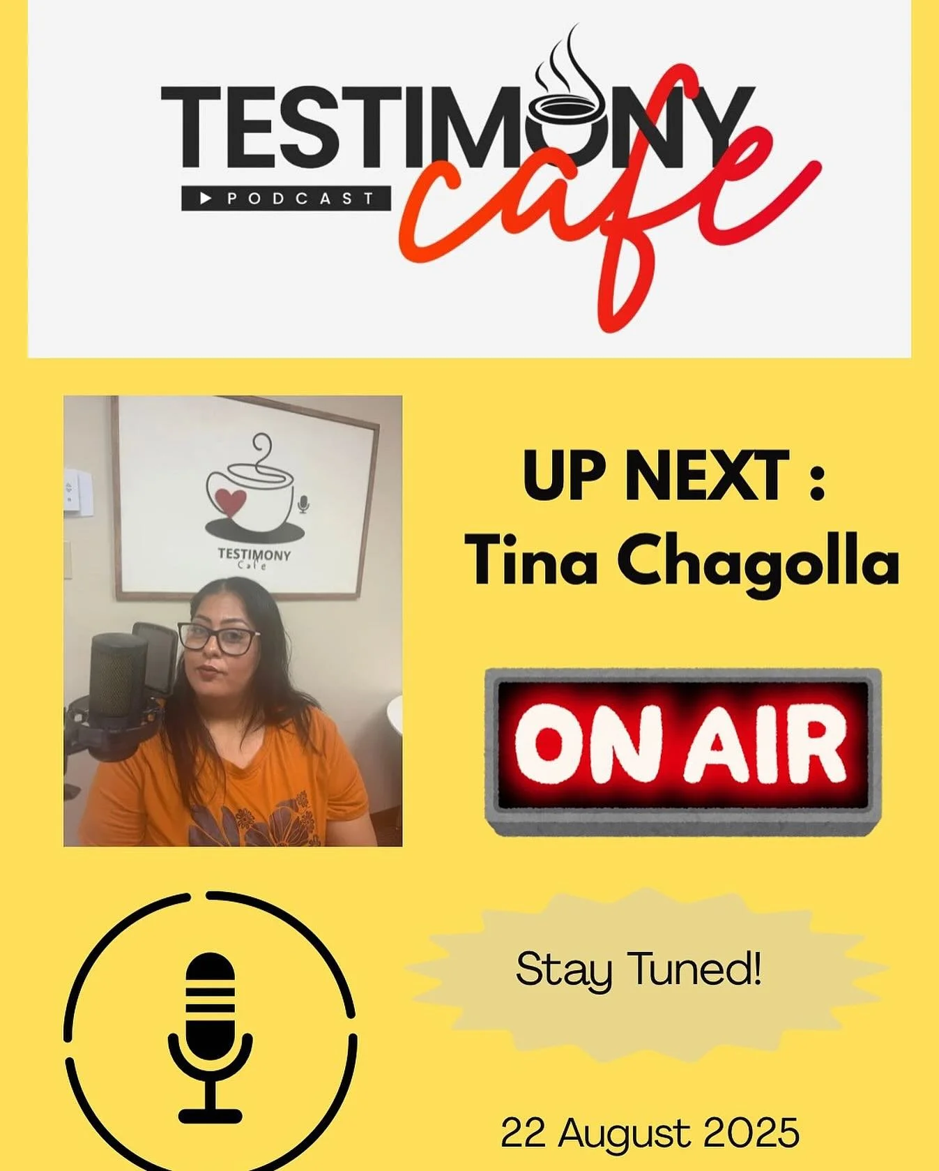 Podcast 🚨 alert ‼️❤️🔥 Tina shares her powerful testimony of what God has done in her life&hellip; Sit back, relax and grab a cup of coffee or some tea and sit back and hear a powerful testimony